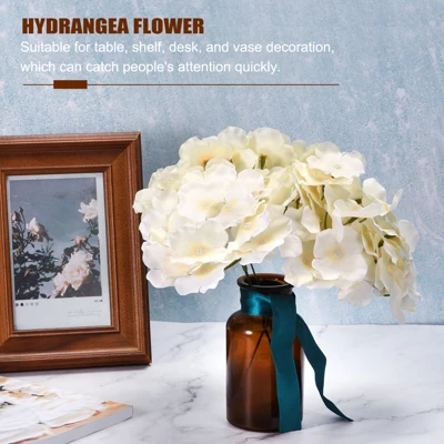 Unique Bargains Wedding Centerpieces Decoration Silk Artificial Hydrangea Flowers - Image 2