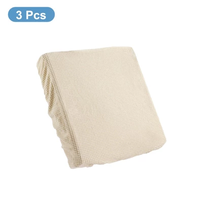 Unique Bargains Polyester Elastic Bottom Non-Slip Sofa Couch Cushion Covers 3 Pcs 20"x20" - Image 2