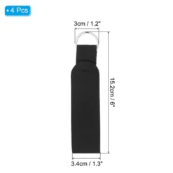 Unique Bargains Neoprene Water Sports Waterproof Floating Keychains 4 Pcs