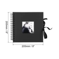 Unique Bargains Ribbon Design DIY Birthday Gift Scrapbooks Photo Album