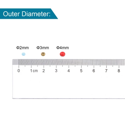 Unique Bargains Loose Craft DIY Earring Necklace Making Glass Round Beads - Image 3