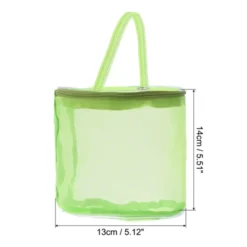 Unique Bargains Portable Crochet Knitting Sewing Craft Mesh Yarn Storage Bags 2 Pcs