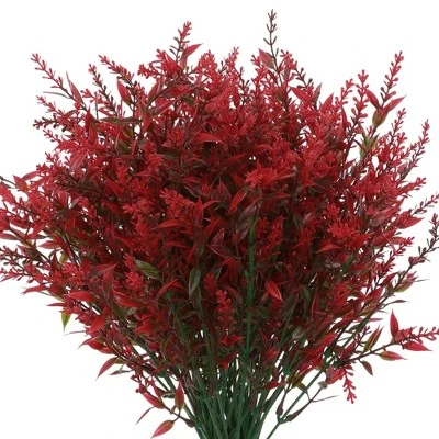 Unique Bargains Decor Lavender Artificial Flowers 12.6" 8 Pcs - Image 7