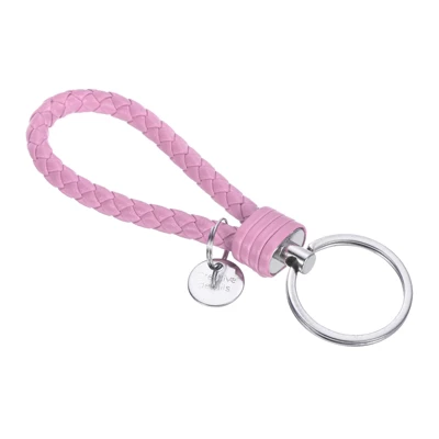 Unique Bargains Braided PU Leather Keychain With Stainless Steel Key Ring - Image 14
