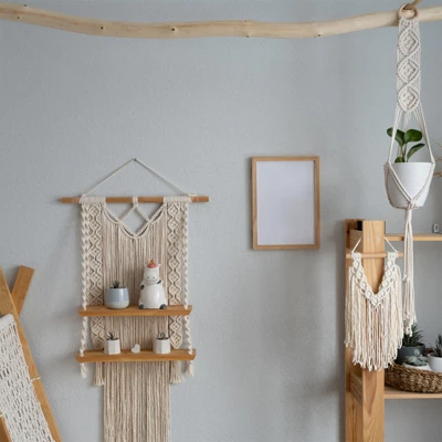 Unique Bargains Unfinished Round DIY Crafts Home Decor Wood Sticks 10 Pcs - Image 2