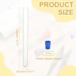 Unique Bargains Plastic Portable Craft Knitting Sewing Needle Storage Holder 8 Pcs