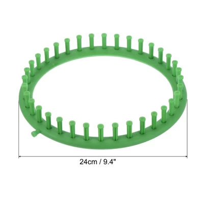Unique Bargains 36 Hooks Portable Knitting Loom Machines Kit With Accessories