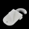 Unique Bargains Household Hotel Broom Swob Mop Plastic Adhesive Wall Hook White 2 Pcs