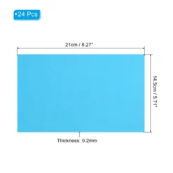 Unique Bargains Sun Print Solar Drawing DIY Project Cyanotype Paper A5 24 Pcs