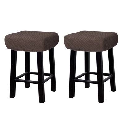 Unique Bargains Soft Thick Anti-Wrinkle Rectangle Polyester Saddle Seat Stool Covers 2 Pcs - Image 9