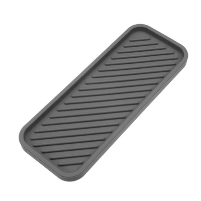 Unique Bargains Soap Dish Soap Cleaning Storage Keep Soap Dry For Bathroom Silicone 8.98''x3.54'' 1Pcs - Image 7