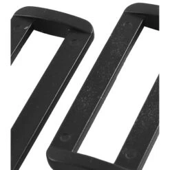 Unique Bargains Plastic Bar Slide Buckle Black 30 Pcs