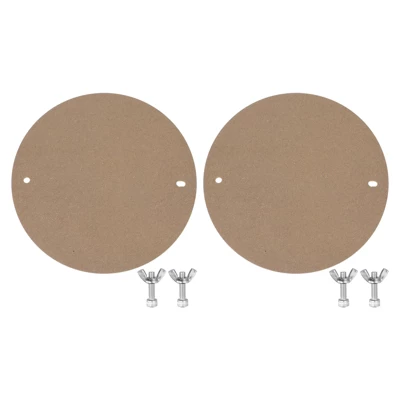 Unique Bargains Round Pre Pin Holes Apart With 304 Stainless Steel Pins Wood Pottery Wheel Bat - Image 7