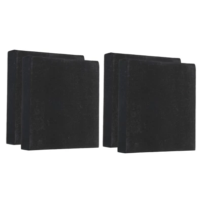 Unique Bargains Painting Blank Art Canvas Board 4 Pcs Black - Image 8