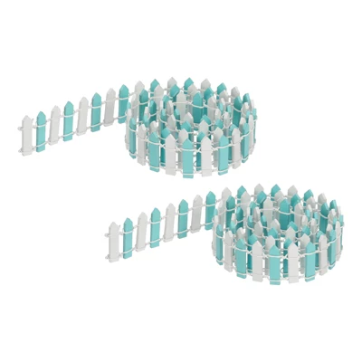 Unique Bargains Wood Decorative DIY Miniature Fence - Image 6