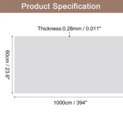 Unique Bargains Wallpaper, Peel And Stick Wallpaper Contact Paper Solid Color Vinyl Self-Adhesive Wall Paper Decorative Nordic Grey 394"x23.6"