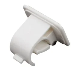 Unique Bargains Home Houseware Plastic Self Adhesive Wall Hooks White 4 Pcs