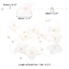Unique Bargains Artificial Decorative Wedding Craft Pearl Wire Garland 2 Pcs