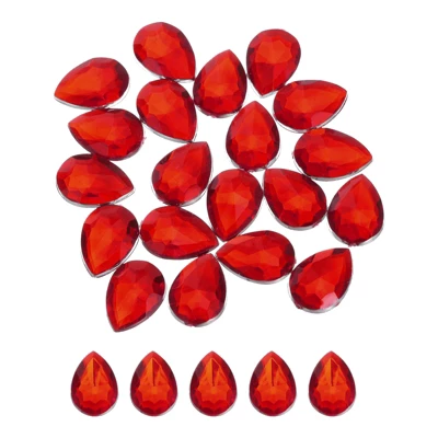 Unique Bargains Acrylic Flat Back Teardrop DIY Decor Jewelry Rhinestone 20 Pcs - Image 7