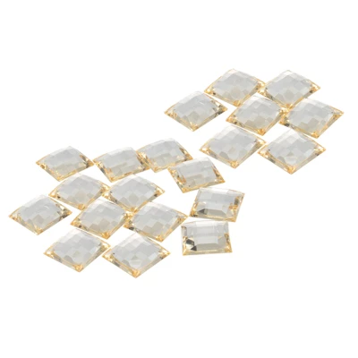 Unique Bargains Square Acrylic Flat Back DIY Crafting Decor Jewelry Rhinestone 20 Pcs - Image 7