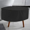 Unique Bargains Dustproof Round Table And Chairs Dust Cover 1pc
