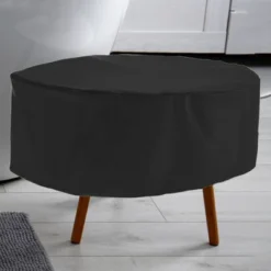 Unique Bargains Dustproof Round Table And Chairs Dust Cover 1pc