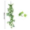 Unique Bargains Fake Vines Faux Greenery Leaves 39.4" Green 2 Pcs