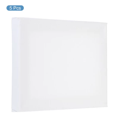 Unique Bargains Painting Blank Art Board 5 Pcs White - Image 2