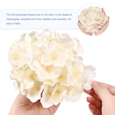 Unique Bargains Wedding Centerpieces Decoration Silk Artificial Hydrangea Flowers - Image 3