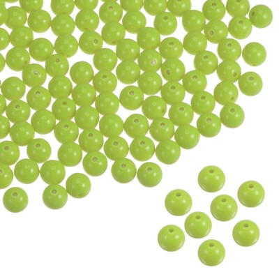 Unique Bargains Loose Craft DIY Earring Necklace Making Acrylic Round Beads 900 Pcs - Image 10