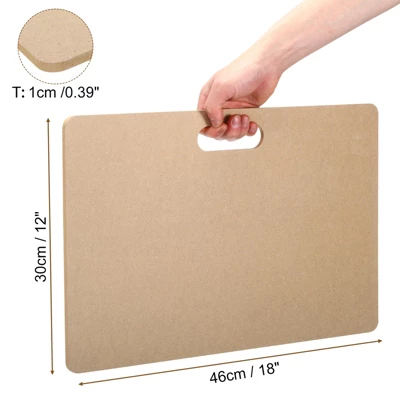 Unique Bargains Portable Built-in Handle Good Absorbent Wedging Board For Pottery 5 Pcs - Image 2