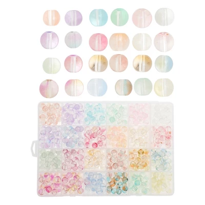 Unique Bargains Glass Beads For Bracelets 8mm Assorted Colors For Making Bracelet Making And DIY Crafts 480Pcs - Image 6