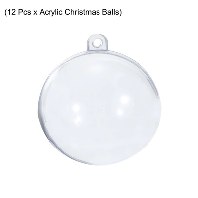 Unique Bargains Smooth Lightweight Party Decoration Acrylic Ornaments Balls 12 Pcs - Image 2