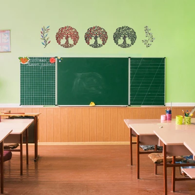 Unique Bargains Home Outdoor Decoration Style Metal Tree Leaf Wall Decor 2 Pcs - Image 3