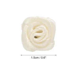 Unique Bargains Polyester Lightweight Smooth Texture Durable Ribbon Roses 100 Pcs
