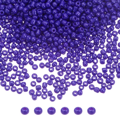 Unique Bargains Loose DIY Earring Necklace Making Glass Round Beads 12000 Pcs - Image 8