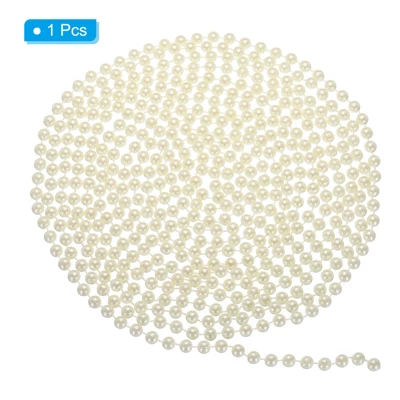 Unique Bargains Faux Decorative Jewelry Craft Pearl Beads Garland 8mm Dia - Image 2