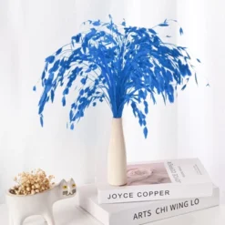 Unique Bargains Dried Grass Chasmanthium Oat Home Decor Flower Bouquet 1 Pc