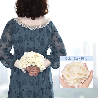 Unique Bargains Wedding Centerpieces Decoration Silk Artificial Hydrangea Flowers - Image 4