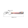 Unique Bargains Wrist Lanyard Keychain For Bag Wallet Decoration 2 Pcs