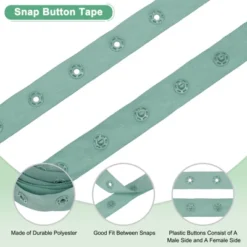 Unique Bargains Plastic Snap Buttons, Plastic Snaps For Sewing