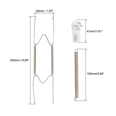 Unique Bargains Stainless Steel Decorative Towels Keys Clothes Plate Hanger