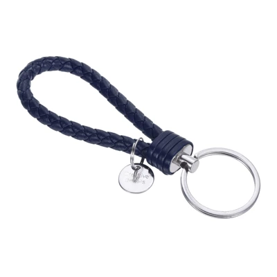 Unique Bargains Braided PU Leather Keychain With Stainless Steel Key Ring - Image 4