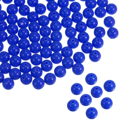 Unique Bargains Loose Craft DIY Earring Necklace Making Acrylic Round Beads 900 Pcs - Image 9