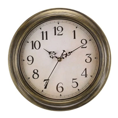 Unique Bargains Decorative Silent Non-Ticking Retro Country Wall Clock 12 Inch - Image 4
