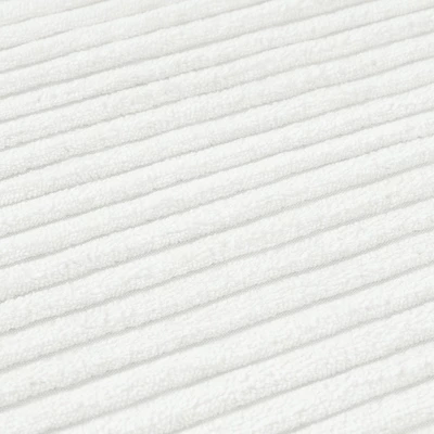 Unique Bargains Corduroy Modern Solid Striped Couch Sofa Home Decorative Pillow Covers 2 Pcs - Image 2