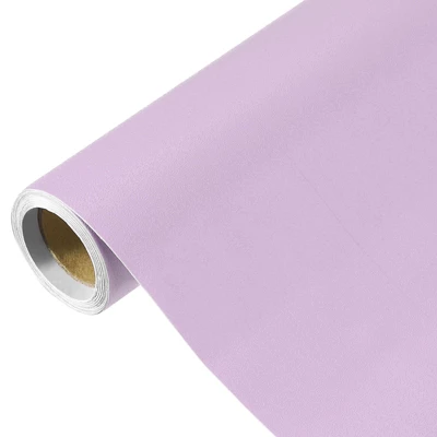 Unique Bargains Wallpaper, Peel And Stick Wallpaper Contact Paper Solid Color Vinyl Self-Adhesive Wall Paper Decorative Purple 118" X 15.7" - Image 6