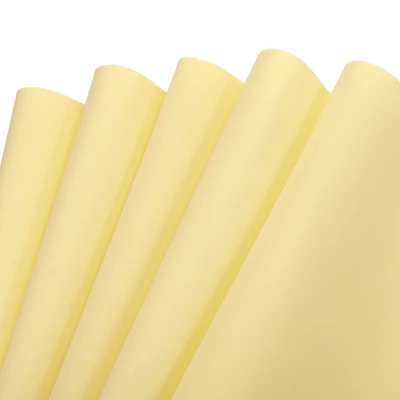 Unique Bargains EVA Flexible DIY Craft Embellishments Foam Sheets 5 Pcs 19.7" X 17.7" Light Yellow - Image 4