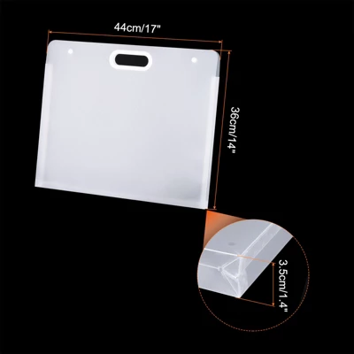 Unique Bargains Lightweight Durable Waterproof Art Portfolio Backpack 2 Pcs