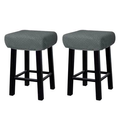 Unique Bargains Soft Thick Anti-Wrinkle Rectangle Polyester Saddle Seat Stool Covers 2 Pcs - Image 11